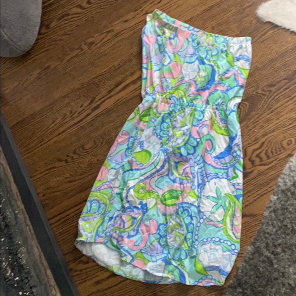 Ily Pulitzer strapless dress